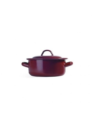 CACEROLA CON TAPA 16 CM. TEJA 160116