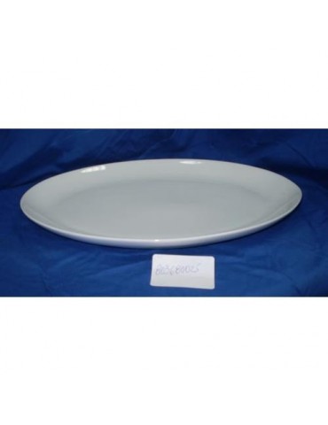 FUENTE OVAL PORCELANA BLANCA REDONDA