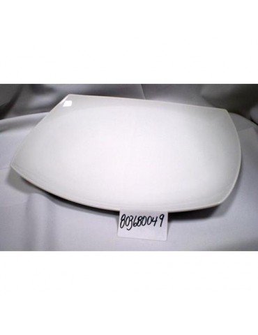 BANDEJA PORCELANA BLANCA 28X36 LOTTO CUADRADA