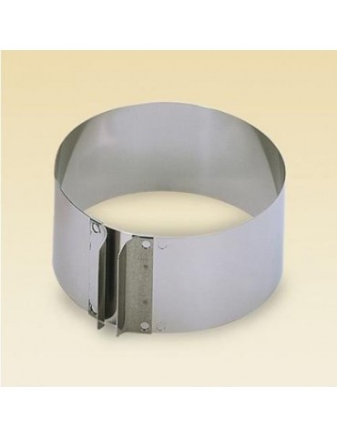 MOLDE ANILLO ACERO EXTENSIBLE ALTO 9 CM. KAISER