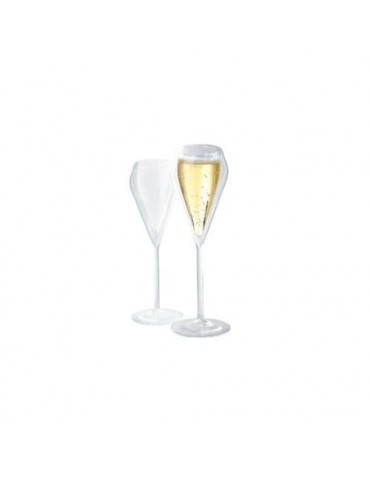 SET 2 COPAS CHAMPAN DOBLE PARED FIA363