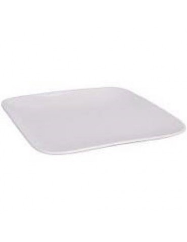 PLATO CUADRADO PORCELANA BLANCO 18CM Q81000050