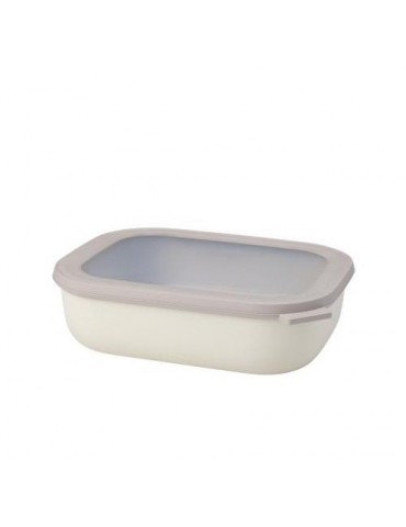BOTE COCINA CIRQULA RECTANGULAR 2000ML NORDIC WHIT