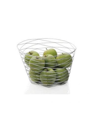 FRUTERO ESPIRAL CROMADO 27X18 CM. CC63098