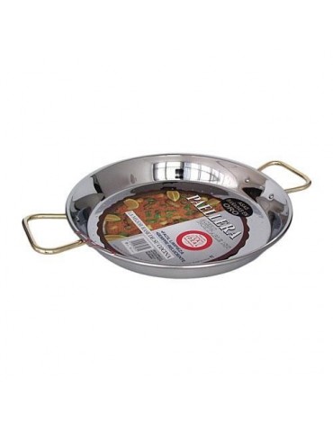 PAELLA VALENCIANA INOXIDABLE LA IDEAL 42 CM.