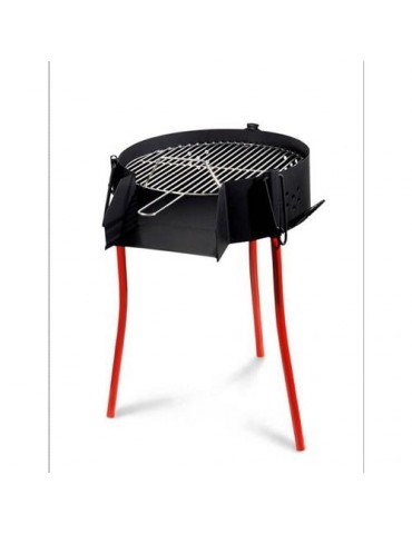 BARBACOA RUSTICA 60+PARRILLA RUEDA 41050