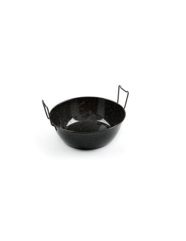 SARTEN ESMALTADA DOBLE HONDA CON ASAS 40CM. 20540