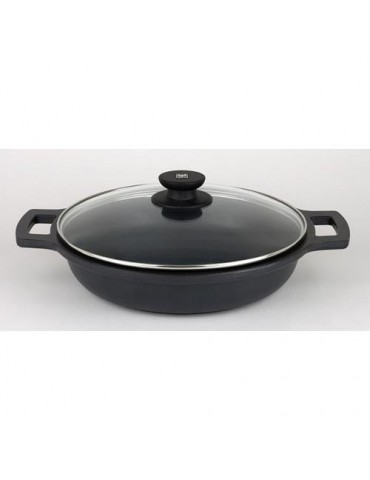 CACEROLA BAJA ALUMINIO FUNDIDO SIN TAPA 45 CM.