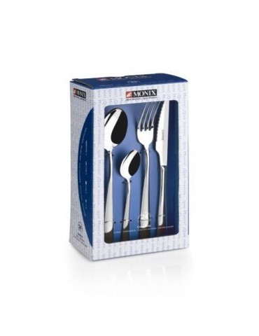 CUBERTERIA 24 PIEZAS CON CUCHILLO CHULETERO SIENA