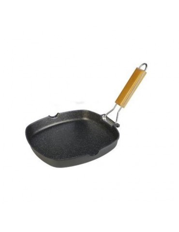 GRILL LISO AL. FUNDIDO 20X20 CM. ECOCHEF 13020