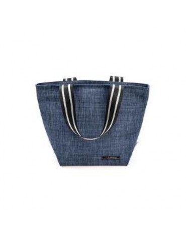 LUNCHBAG TOTE AZUL JASPEADO