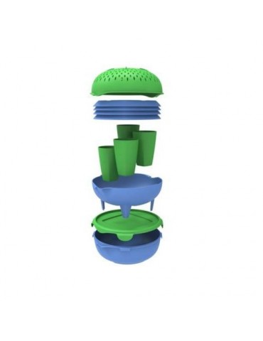SET PICNIC PICK&GO AZUL Y VERDE CUI22