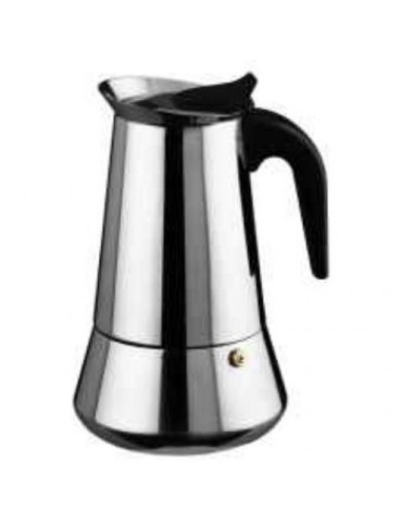 CAFETERA BONKAFFE INOX INDUCCION 6 TAZAS 6206