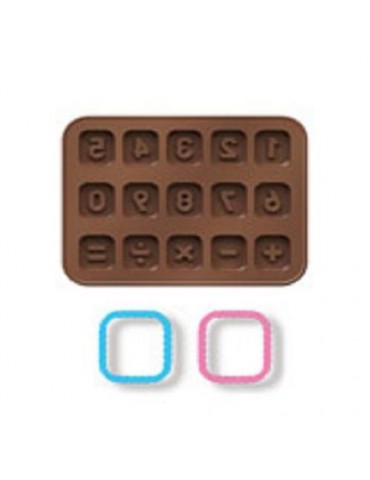 MOLDE NUMERO CORTAPASTAS CHOCOLATE 630966