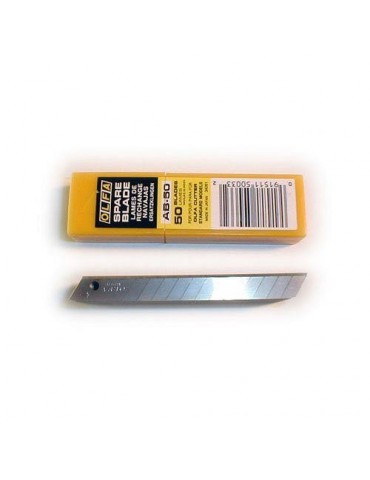 CUCHILLA 9X80 MM. (JUEGO 50) AB-50