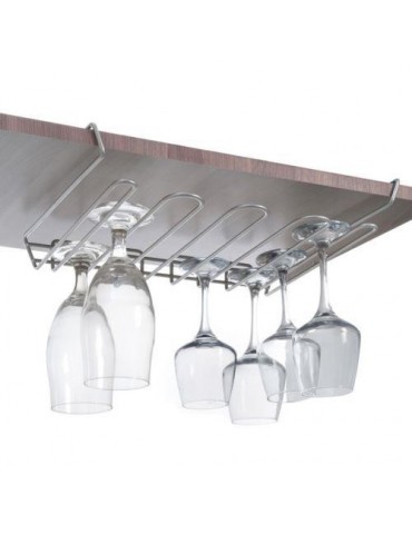 COLGADOR ESTANTE 12 COPAS CRYSTAL 38X26X7CM