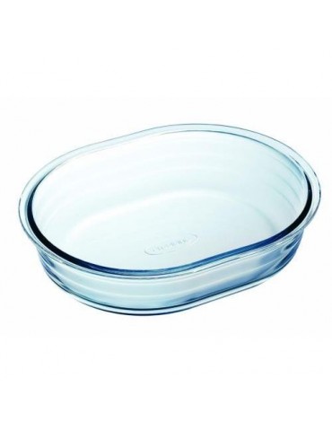 MOLDE VIDRIO TARTA OVAL 25 CM. OCUSINE 4936046