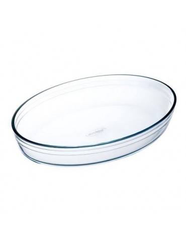 FUENTE VIDRIO OVAL 35X24 CM. OCUISINE 4936036