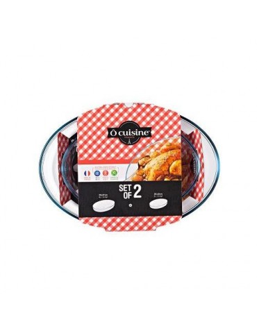 SET 2 FUENTES OVAL 39X27 Y 30X21 OCUISINE