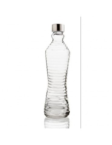 BOTELLA 1L. C/TAPON LINE TRANSPARENTE QD 7522006