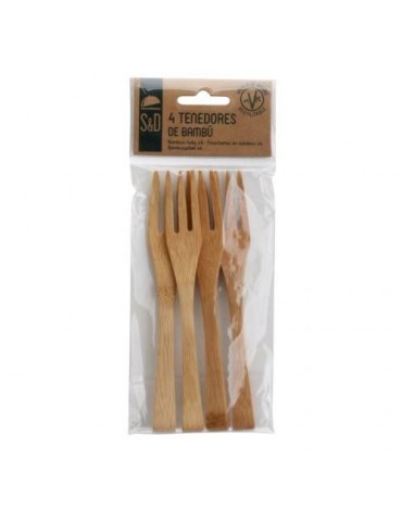 SET 4 TENEDORES BAMBU KA3897