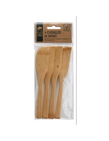 SET 4 CUCHILLOS BAMBU KA3899