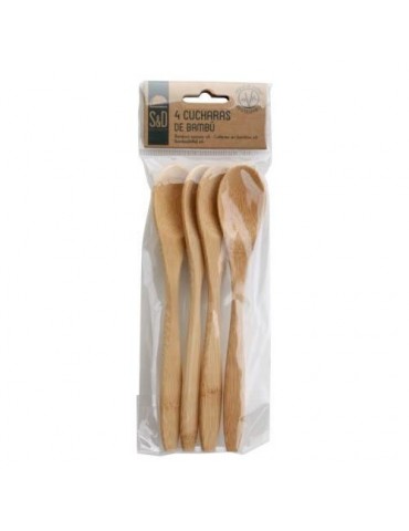 SET 4 CUCHARAS BAMBU KA3900