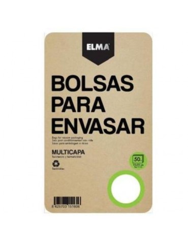 PAQUETE 50 BOLSAS 15X25 15.16.0