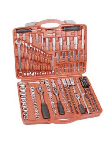 JUEGO LLAVE VASO 1/2', 1/4' Y 3/8' 219 PIEZAS 45 D