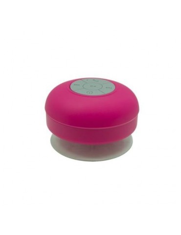 ALTAVOZ BLUETOOTH RESISTENTE AL AGUA ROSA PC08504