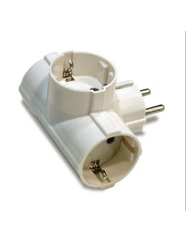 ADAPTADOR TRIPLE TT. LATERAL 16 AH. 250 V. 1307