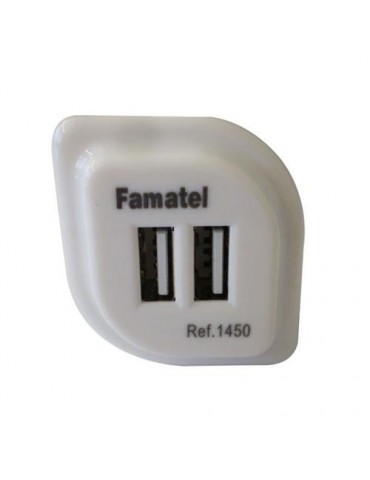 CARGADOR USB DOBLE 1450