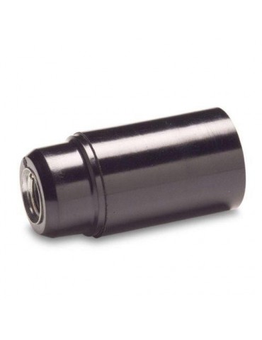 PORTALAMPARAS LISO E-14 NEGRO 461