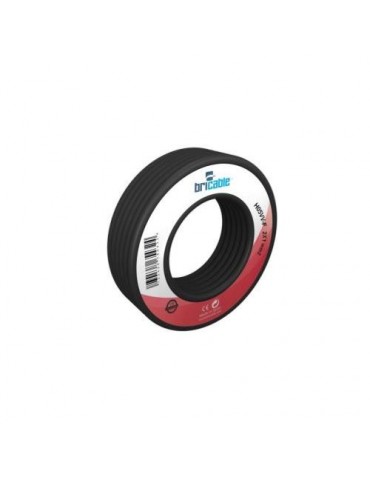 CABLE MANGUERA PLANA H03VVH2-F 2X0.75 NEGRA 5M