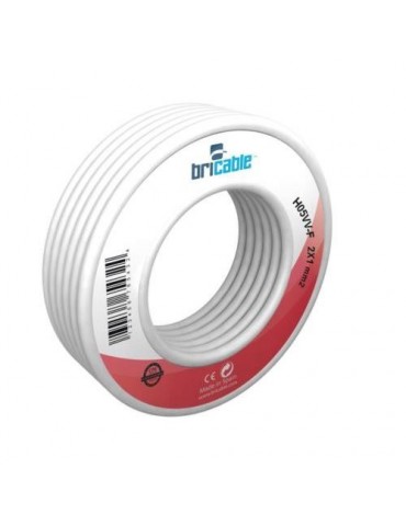 CABLE MANGUERA REDONDA H05VV-F 3X2.5 BLANCA 10M