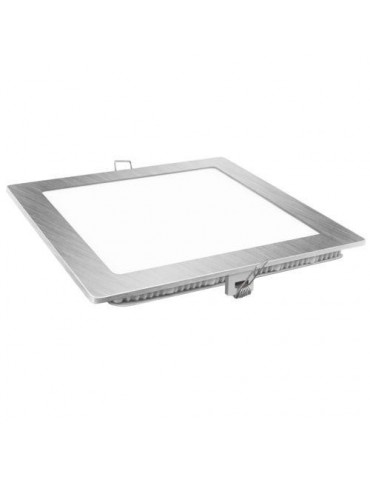 DOWNLIGHT LED 18W. CUADRADO PLATA FRIA 21889