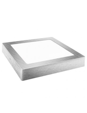 DOWNLIGHT LED 18W.SUPERFICIE CUADRADO PLATA FRIA