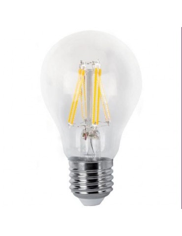 BOMBILLA LED FILAMENTO ESTANDAR CLARA E27 8W 800LM