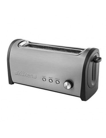 TOSTADORA 1000 W. RANURA LARGA INOXIDABLE 33623