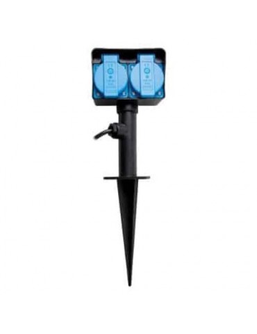 ESTACA JARDIN PINCHO 2XBASE SCHUKO 25925
