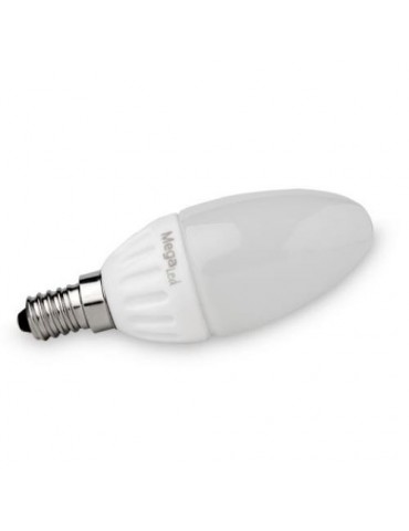 BOMBILLA LED VELA MATE 4,5 W. FRIA E14 380 LUMEN