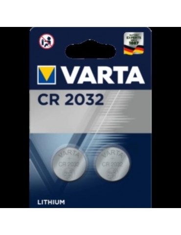 PILA BOTON LITIO 3V (2-UNID) CR2032 6032101402