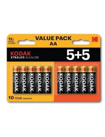 PILAS ALCALINAS KODAK XTRALIFE AA LR6 (5+5)