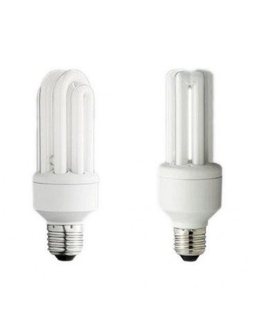 LAMPARA AHORRO ENERGIA MINI BLANCA NORMAL 20 W.