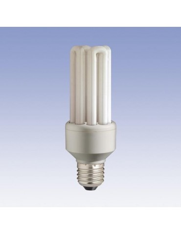 LAMPARA AHORRO ENERGIA MINI BLANCA NORMAL 23 W.