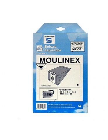 CAJA 5 BOLSAS ASPIRADOR MOULINEX POWER-STAR