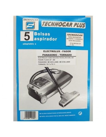 CAJA 5 BOLSAS ASPIRADOR 910708