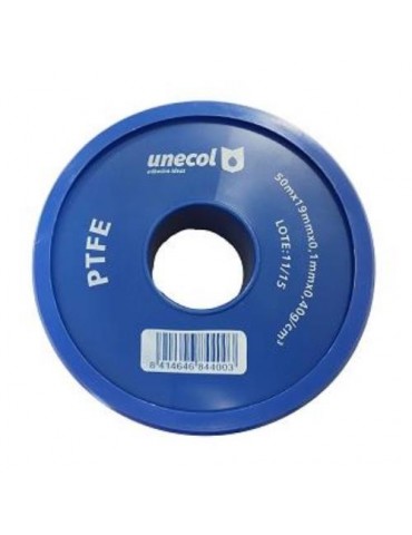 CINTA PTFE, ROLLO 50 M X 19 MM X 0,1 MM. 0,40G/CM3