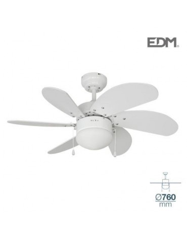 VENTILADOR DE TECHO MODELO ARAL BLANCO 50W 33985