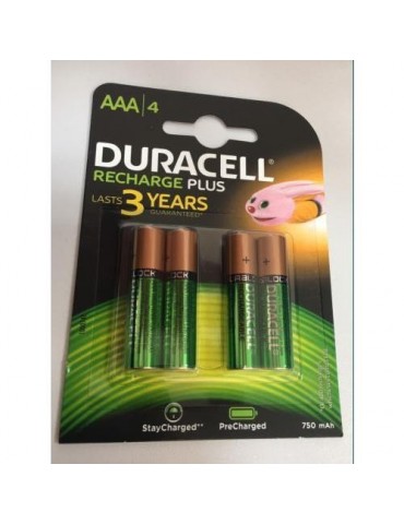 PILA RECARGABLE 750 MILIAH. AAA LR03 BU 4 UD.